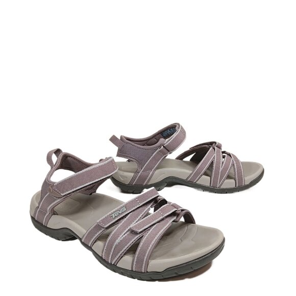 Teva Tirra Hiking Sandals Womens 9 Gray All-Terrain Camping Outdoor Sport Active - Picture 3 of 5